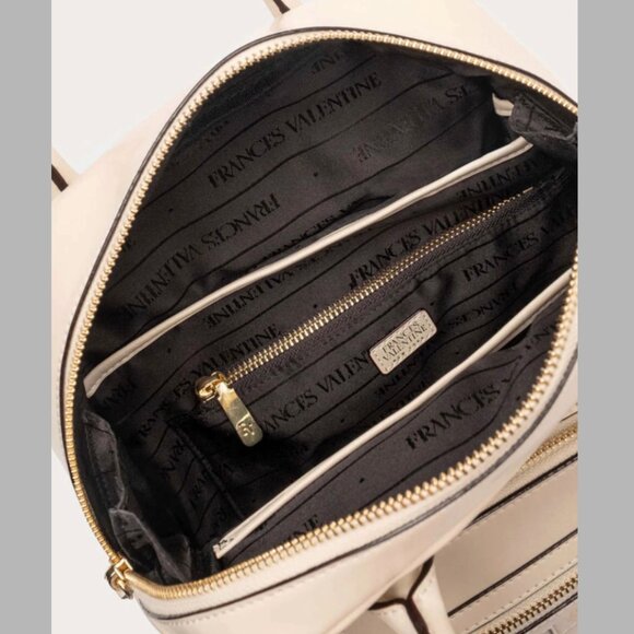 NWT Frances Valentine Small Casey Backpack Oyster Glazed - Gorgeous Bag - Picture 4 of 9